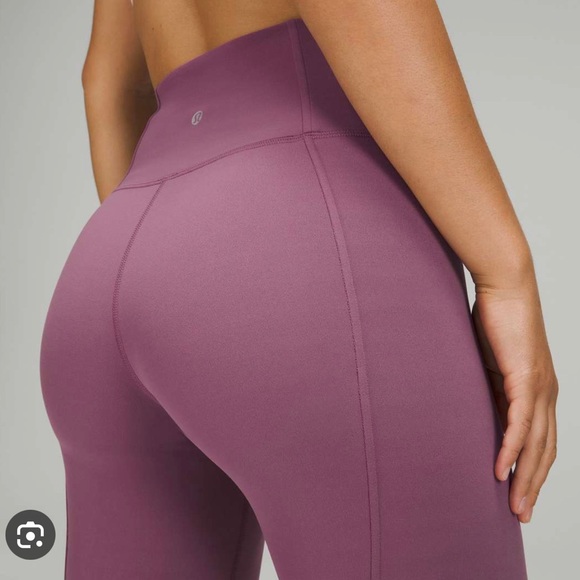 Lululemon Flare High-Rise Crop 21" in Vintage Plum - Picture 3 of 7